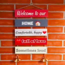 Wall Hanging "Welcome to Our Home"